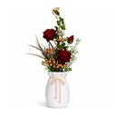 Artificial Red Rose Floral Arrangement