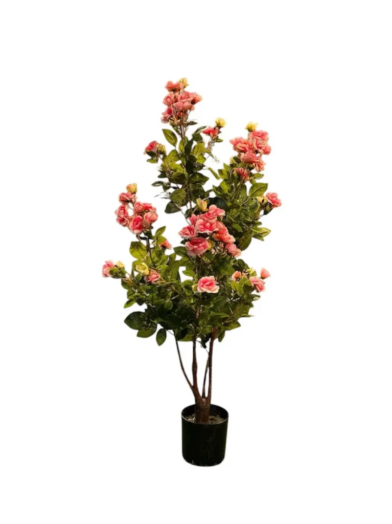 Artificial Pink Rose Tree