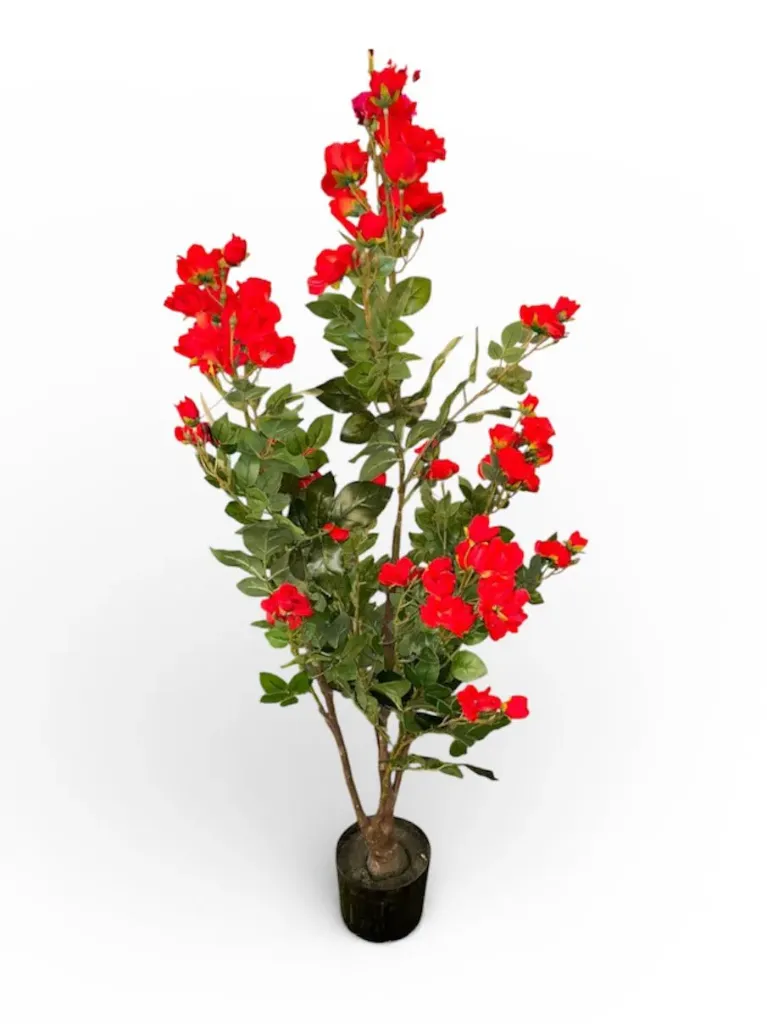 Artificial Red Rose Tree