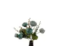 Artificial Blue Peony Flower Bunch