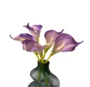 Artificial Royal Amethyst Calla Lilies Bunch (set of 5)